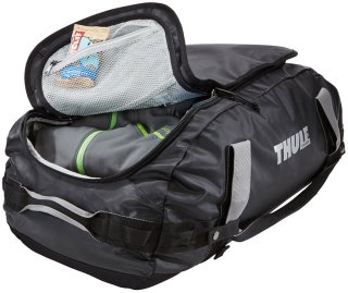 Thule Chasm 90 л дорожная сумка из брезента красная