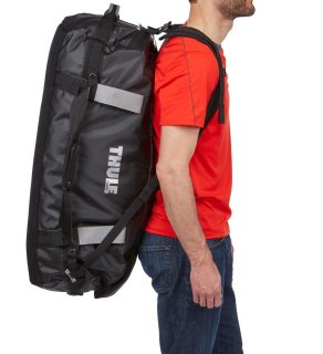 Thule Chasm 90 л дорожная сумка из брезента красная