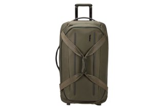 Thule Crossover 2 Wheeled Duffel 87 л сумка на колесах из нейлона Зеленый