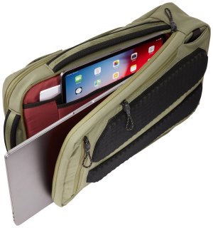 Thule Paramount Convertible Laptop Bag 16 л рюкзак-наплечная сумка из нейлона оливковый