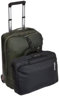 Thule Subterra сумка на колесах 36 литров из нейлона зеленый