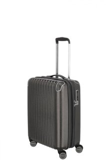 Titan BARBARA GLINT 39/45 л чемодан из поликарбоната на 4 колесах антрацит