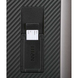 Titan Compax 75/83 л чемодан из полипропилена на 4 колесах черный