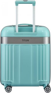 Titan Spotlight 37 л валіза з ABS пластику на 4-х колесах бірюзова