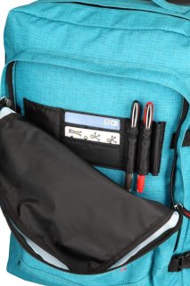 Travelite Basics  29 л валіза-рюкзак з поліестеру на 2 колесах бірюзова