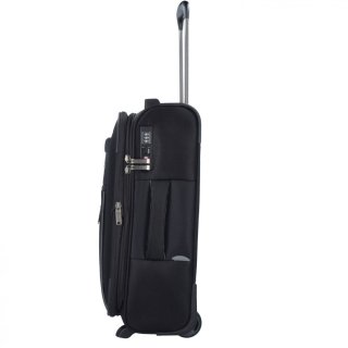 Travelite Capri 116/131 л чемодан из полиэстера на 2 колесах черный