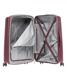 Travelite CERIS 72/83 л чемодан из полипропилена на 4 колесах красный