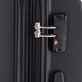 Travelite City средний чемодан на 78/86 л из пластика весом 3.9 кг Черный