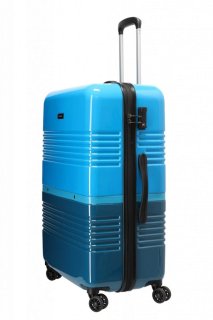 Travelite FRISCO 104 л чемодан из ABS пластика на 4 колесах голубой/синий