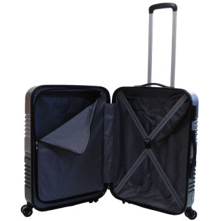 Travelite FRISCO 104 л чемодан из ABS пластика на 4 колесах серый/черный