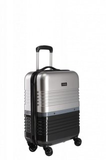 Travelite FRISCO 37 л чемодан из ABS пластика на 4 колесах серый/черный