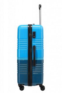 Travelite FRISCO 70 л чемодан из ABS пластика на 4 колесах голубой/синий