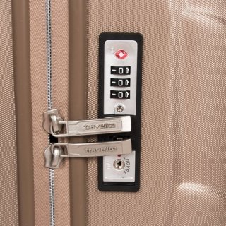Travelite KALISTO 106 л чемодан из поликарбоната на 4 колесах шампань