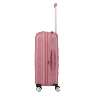 Travelite KALISTO 70/80 л чемодан из поликарбоната на 4 колесах розовый