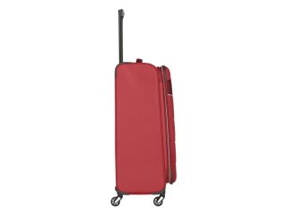 Travelite Kite 95/109 л чемодан из полиэстера на 4 колесах красный