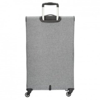 Travelite Nida Anthracite 98/112 л чемодан из полиэстера на 4 колесах серый