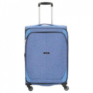 Travelite Nida Blue 70/80 л валіза з поліестеру на 4 колесах синя