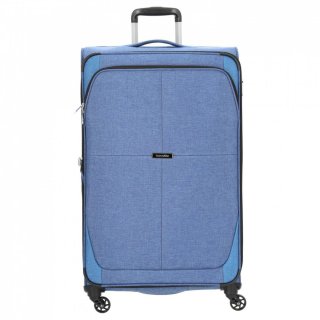 Travelite Nida Blue 98/112 л чемодан из полиэстера на 4 колесах синий