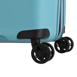 Travelite NUBIS 70/76 л чемодан из полипропилена на 4 колесах голубой