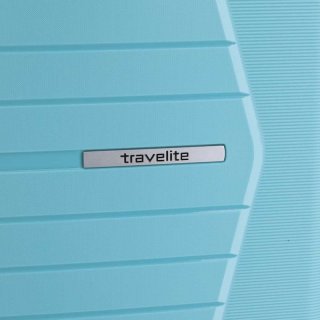 Travelite NUBIS 70/76 л чемодан из полипропилена на 4 колесах голубой