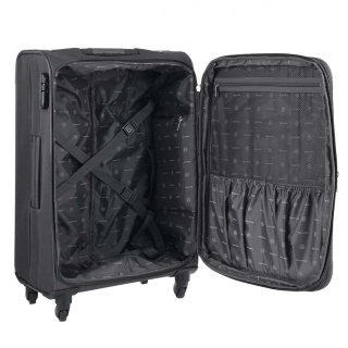Travelite Orlando 95/109 л чемодан из полиэстера на 4 колесах антрацит