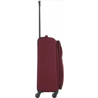 Travelite SUNNY BAY 60/70 л валіза з поліестеру на 4 колесах вишнева