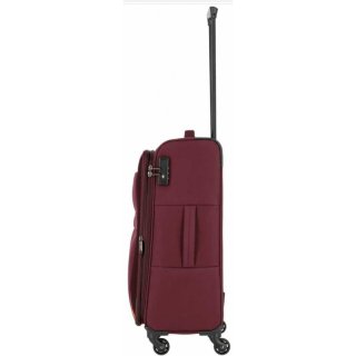 Travelite SUNNY BAY 60/70 л валіза з поліестеру на 4 колесах вишнева