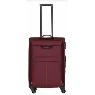 Travelite SUNNY BAY 60/70 л валіза з поліестеру на 4 колесах вишнева