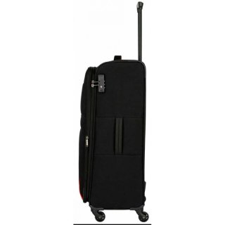 Travelite SUNNY BAY 86/98 л чемодан из полиэстера на 4 колесах черный