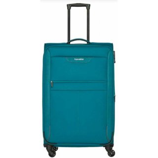 Travelite SUNNY BAY 86/98 л чемодан из полиэстера на 4 колесах синий