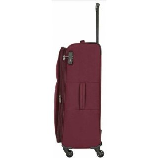 Travelite SUNNY BAY 86/98 л чемодан из полиэстера на 4 колесах вишневый