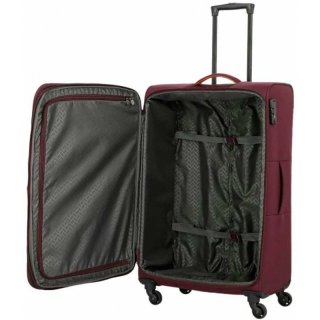 Travelite SUNNY BAY 86/98 л чемодан из полиэстера на 4 колесах вишневый
