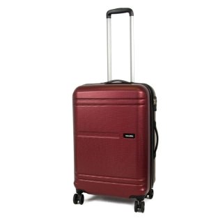 Travelite Yamba 61/77 л чемодан из ABS пластика на 4 колесах красный