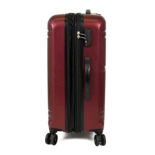 Travelite Yamba 61/77 л чемодан из ABS пластика на 4 колесах красный
