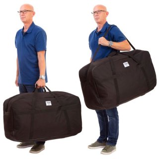 TravelZ Bag 135 Black 135 л сумка дорожня з поліестеру чорна