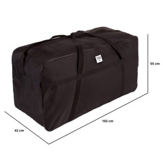 TravelZ Bag 235 Black 235 л сумка дорожня з поліестеру чорна