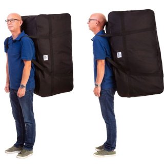 TravelZ Bag 235 Black 235 л сумка дорожня з поліестеру чорна