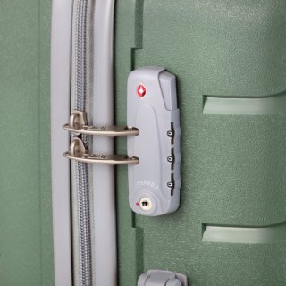 TravelZ Big Bars (L) Olive Green 106 л чемодан из полипропилена на 4 колесах зеленый