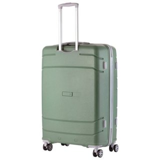 TravelZ Big Bars (L) Olive Green 106 л чемодан из полипропилена на 4 колесах зеленый
