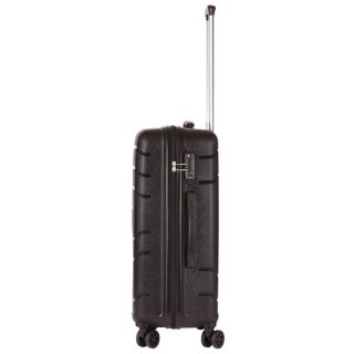 TravelZ Big Bars (M) Black 63 л чемодан из полипропилена на 4 колесах черный