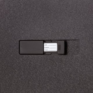 TravelZ Big Bars (M) Black 63 л чемодан из полипропилена на 4 колесах черный