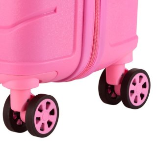 TravelZ Big Bars (M) Pink 63 л чемодан из полипропилена на 4 колесах розовый