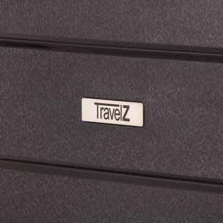 TravelZ Big Bars (S) Black 35 л чемодан из полипропилена на 4 колесах черный