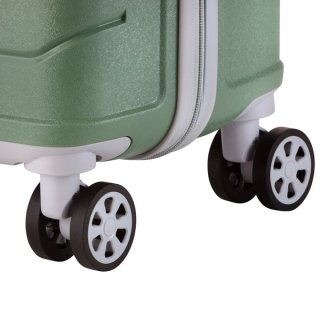 TravelZ Big Bars (S) Olive Green 35 л чемодан из полипропилена на 4 колесах зеленый