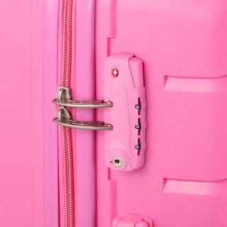 TravelZ Big Bars (S) Pink 35 л валіза з поліпропілену на 4 колесах рожева