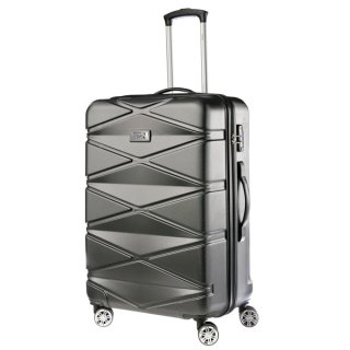TravelZ Diamond (M) Anthracite 85 л чемодан из пластика на 4 колесах антрацит
