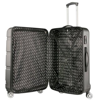 TravelZ Diamond (M) Anthracite 85 л валіза із пластику на 4 колесах антрацит
