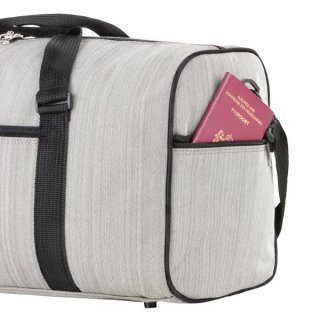 TravelZ Hipster 36 Grey 36 л сумка дорожня з поліестеру сіра