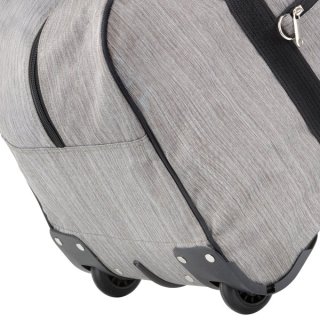 TravelZ Hipster 51 Grey 51 л сумка дорожная на колесах из полиэстера серая
