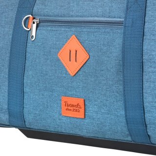 TravelZ Hipster 51 Jeans Blue 51 л сумка дорожня на колесах з поліестеру синя